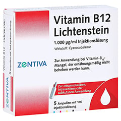 Vitamin B12 1.000 µg Lichtenstein Ampullen 5x1 Milliliter N1