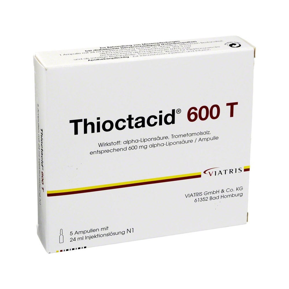 THIOCTACID 600 T Injektionslösung 5x24 Milliliter