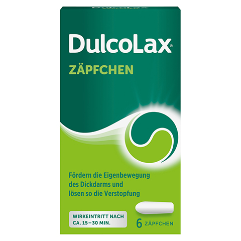 Dulcolax Zpfchen 6 Stk.: Abfhrmittel bei Verstopfung mit Bisacodyl