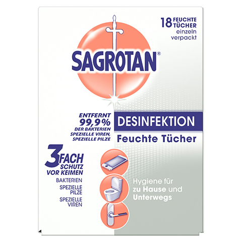 Sagrotan Desinfektionstcher 18 Stck