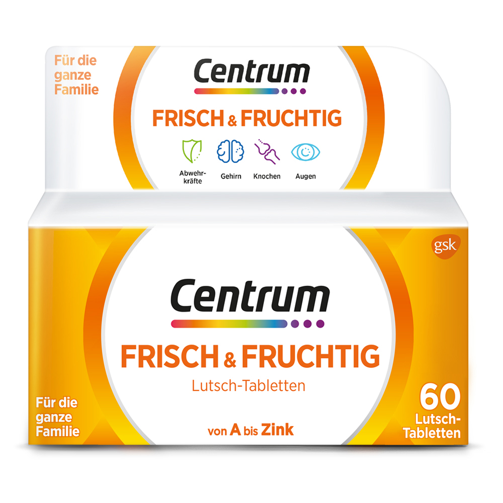 Centrum Lutsch-Tabletten frisch & fruchtig 60 Stück