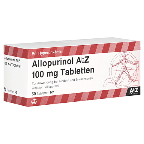 Allopurinol AbZ 100mg 50 Stck N2