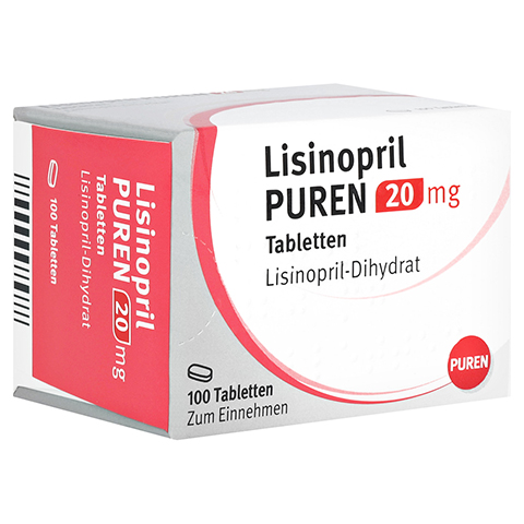 Lisinopril PUREN 20mg 100 Stck N3