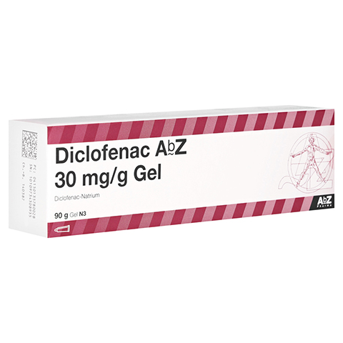 DICLOFENAC AbZ 30 mg/g Gel 90 Gramm N3