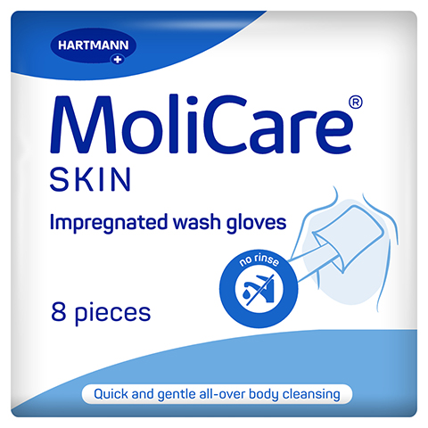 MOLICARE Skin Waschhandschuhe 8 Stck