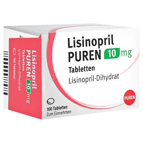 Lisinopril PUREN 10mg 100 Stck N3