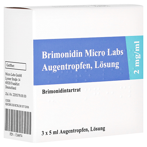 Brimonidin Micro Labs 2mg/ml 3x5 Milliliter N2