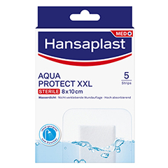HANSAPLAST Aqua Protect Wundverb.steril 8x10 cm 5 Stck