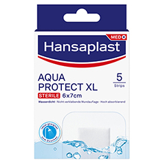 HANSAPLAST Aqua Protect Wundverb.steril 6x7 cm 5 Stck