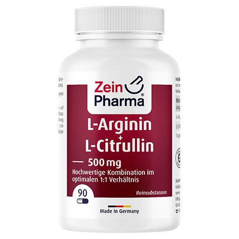 L-ARGININ & L-CITRULLIN 500 mg Kapseln 90 Stck