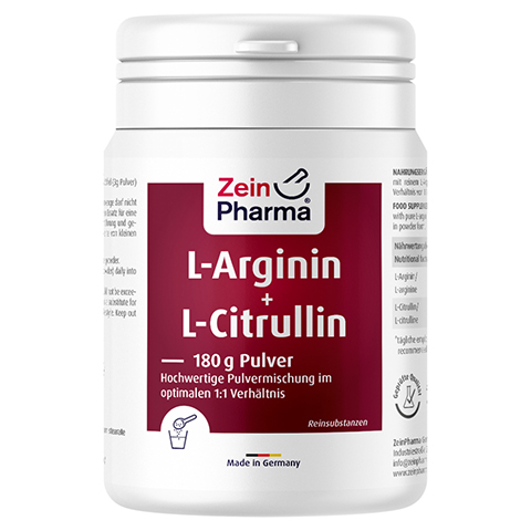L-ARGININ & L-CITRULLIN Pulver 180 Gramm