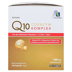 COENZYM Q10 100 mg Kapseln+Vitamine+Mineralstoffe 240 Stck - Rechte Seite