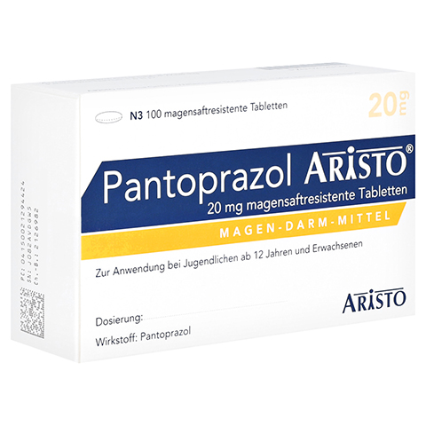Pantoprazol Aristo 20mg 100 Stck N3