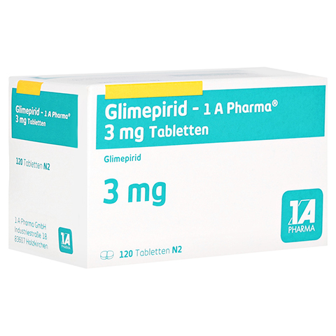 Glimepirid-1A Pharma 3mg 120 Stck N2