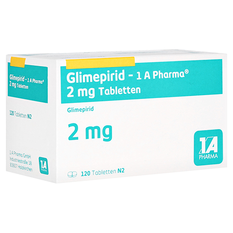 Glimepirid-1A Pharma 2mg 120 Stck N2