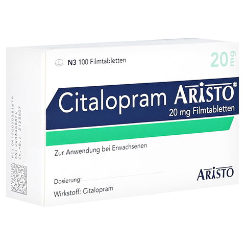 Citalopram Aristo 20mg 100 Stck N3