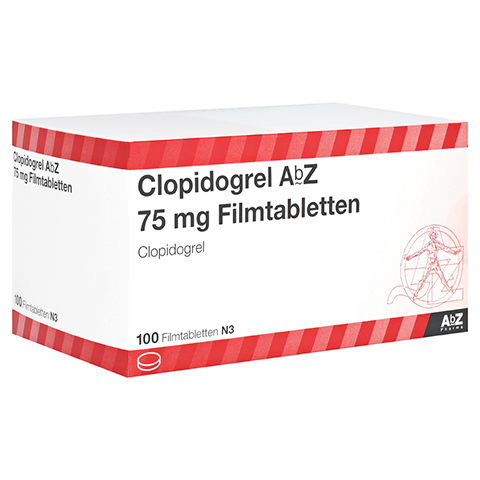 Clopidogrel AbZ 75mg 100 Stck N3