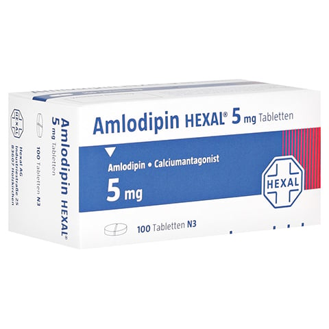 Amlodipin HEXAL 5mg 100 Stck N3
