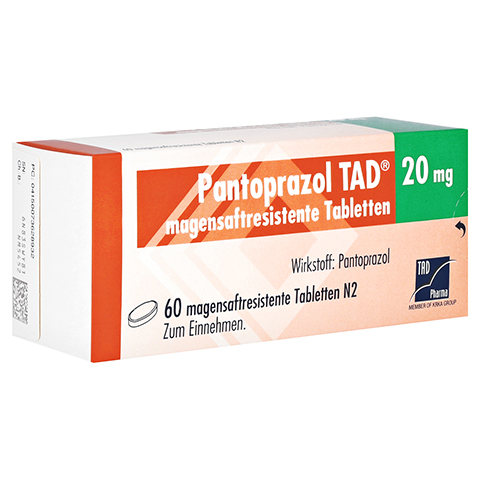 Pantoprazol TAD 20mg 60 Stck N2