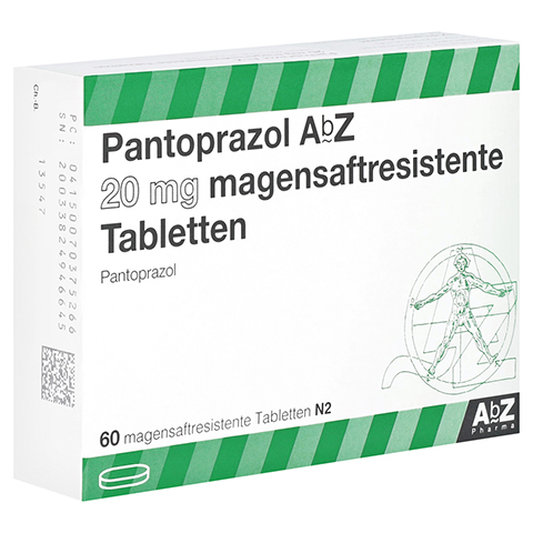 Pantoprazol AbZ 20mg 60 Stck N2
