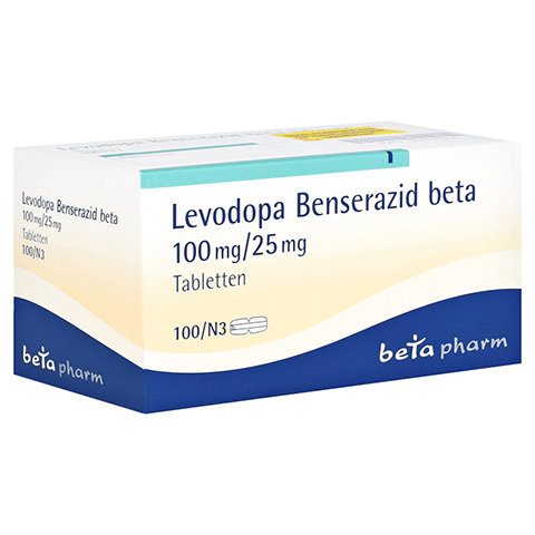 Levodopa Benserazid beta 100mg/25mg 100 Stck N3