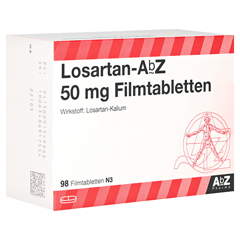 Losartan AbZ 50mg 98 Stck N3