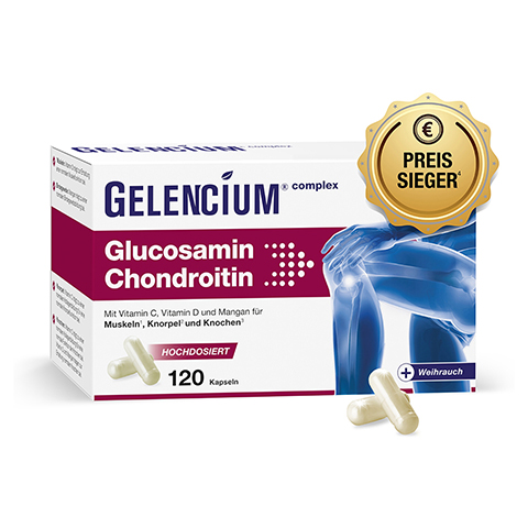 GELENCIUM Glucosamin Chondroitin hochdos.Vit C Kps 120 Stck
