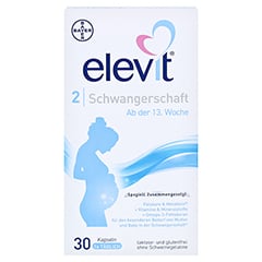 ELEVIT 2 Schwangerschaft Weichkapseln 30 Stück - Vorderseite