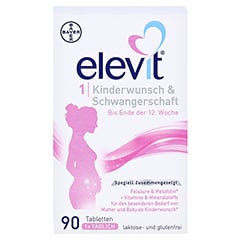 ELEVIT 1 Kinderwunsch & Schwangerschaft Tabletten 90 Stück - Vorderseite