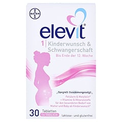 ELEVIT 1 Kinderwunsch & Schwangerschaft Tabletten 30 Stück - Vorderseite