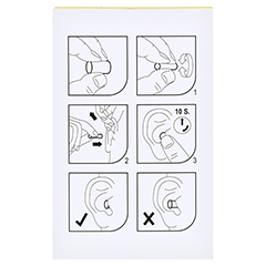 EAR Classic Gehörschutzstöpsel 10 Stück - Rückseite