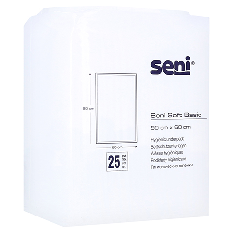 SENI Soft Basic Bettschutzunterlage 60x90 cm 25 Stck