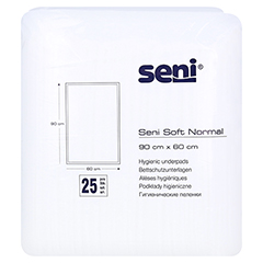 SENI Soft Normal Bettschutzunterlage 60x90 cm 25 Stück - Vorderseite