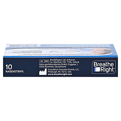 BESSER Atmen Breathe Right Nasenpfl.normal beige 10 Stck - Unterseite