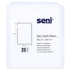 SENI Soft Basic Bettschutzunterlage 60x90 cm 25 Stck - Vorderseite