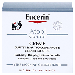 Eucerin AtopiControl Creme 75 Milliliter - Vorderseite