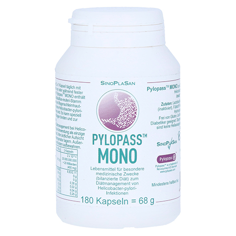 PYLOPASS MONO 200 mg bei Helicobacter pylori Kaps. 180 Stck