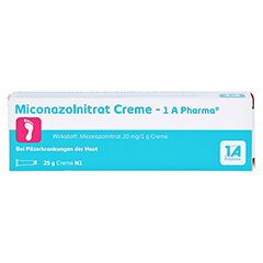MICONAZOLNITRAT Creme-1A Pharma 25 Gramm N1 - Vorderseite