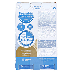 FRESUBIN 2 kcal Fibre DRINK Cappuccino Trinkfl. 4x200 Milliliter - Vorderseite