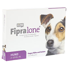 FIPRALONE 67 mg Lsg.z.Auftropf.f.kleine Hunde 4 Stck