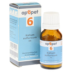 APOPET Schler-Salz Nr.6 Kalium sulf.D 6 vet. 12 Gramm