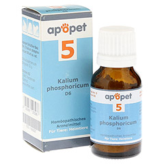 APOPET Schler-Salz Nr.5 Kalium phos.D 6 vet. 12 Gramm