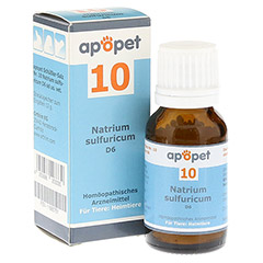 APOPET Schler-Salz Nr.10 Natrium sulf.D 6 vet. 12 Gramm