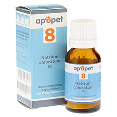APOPET Schler-Salz Nr.8 Natrium chlor.D 6 vet. 12 Gramm