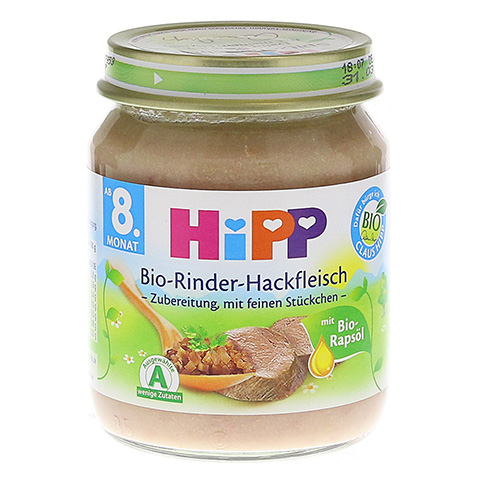 HIPP Bio Rinder-Hackfleisch-Zubereit.m.fein.Stck. 125 Gramm