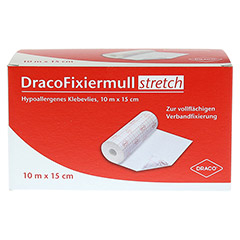 DRACOFIXIERMULL stretch 15 cmx10 m 1 Stck - Vorderseite