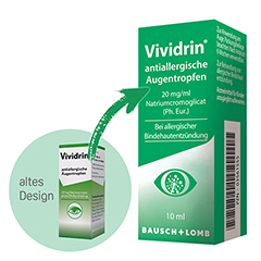 Vividrin antiallergische Augentropfen, fr Schwangere und Stillende geeignet 10 Milliliter - Info 1