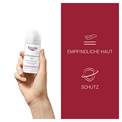 Eucerin Deodorant Roll On Empfindliche Haut 48h 0% Aluminium 50 Milliliter - Info 4
