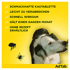 ADTAB 112 mg Kautabletten fr Hunde >2,5-5,5 kg 3 Stck - Info 3