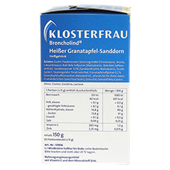 KLOSTERFRAU Broncholind heier Granatapfel-Sandd. 10x15 Gramm - Linke Seite